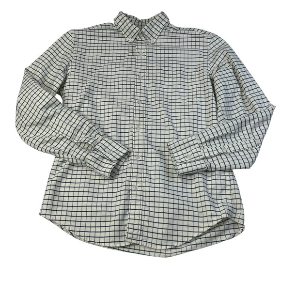 J.Crew Mercantile FLEX Window-Pane Check Cotton Button-Down Shirt M - Picture 8 of 10